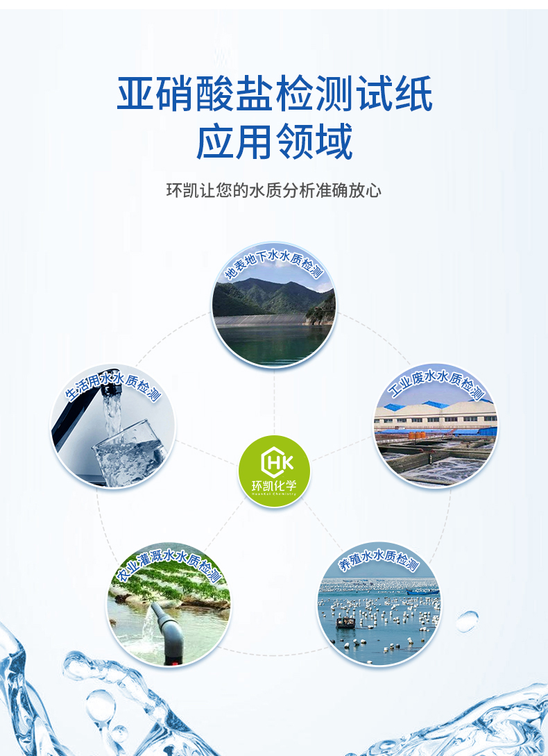 亞硝酸鹽測(cè)定試紙(0-150mg/L)應(yīng)用領(lǐng)域
